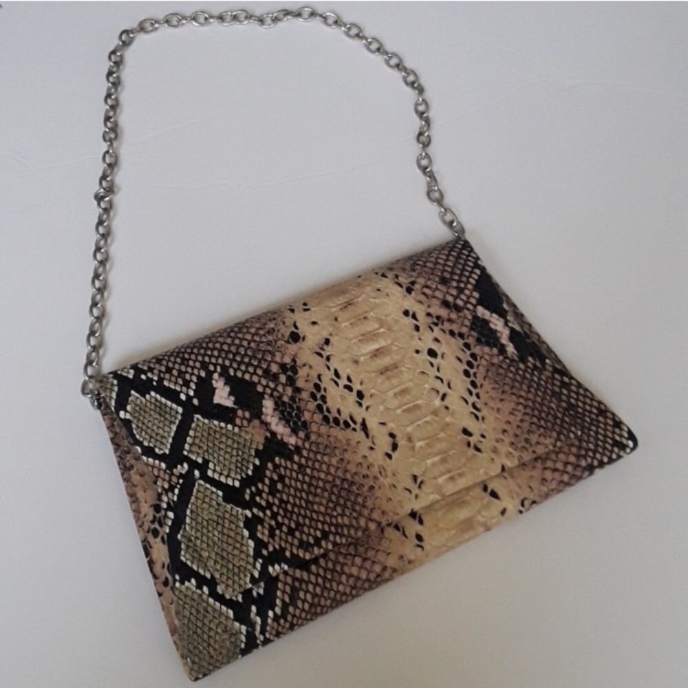 Faux Snake Purse